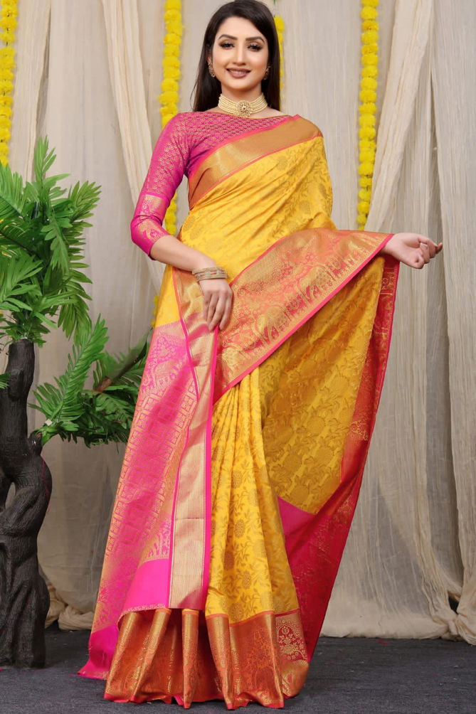 Rosy kanan 2 Silk Pallu Designer Sarees Catalog